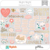 Hoja de Elementos Night Night Pack 3 American Crafts