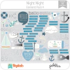 Hoja de Elementos Night Night Pack 4 American Crafts