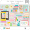 Hoja de Elementos Birthday Bash Pink Paislee Pack 2 American Crafts