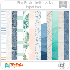 Indigo & Ivy Pink Paislee PP1 American Crafts