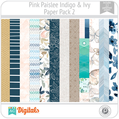 Indigo & Ivy Pink Paislee PP2 American Crafts