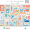 Hoja de Elementos Little Adventurer Pink Paislee Pack 1 American Crafts