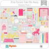 Hoja de Elementos Take Me Away Pink Paislee Pack 3 American Crafts