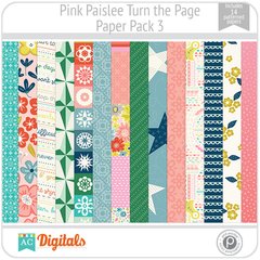 Turn The Page Pink Paislee PP3 American Crafts