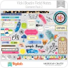 Hoja de Elementos Field Notes Vicki Boutin Pack 2 American Crafts