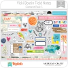 Hoja de Elementos Field Notes Vicki Boutin Pack 5 American Crafts