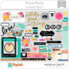 Hoja de Elementos Mixed Media Pack 3 American Crafts