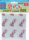 Cuadrados negros de Foam adhesiva 5x5x2mm 440 pcs Stix2 - comprar online