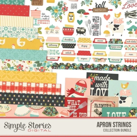 Colección Apron Strings Simple Stories (Cocina)