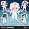 Hoja de Elementos Astronauta Nena