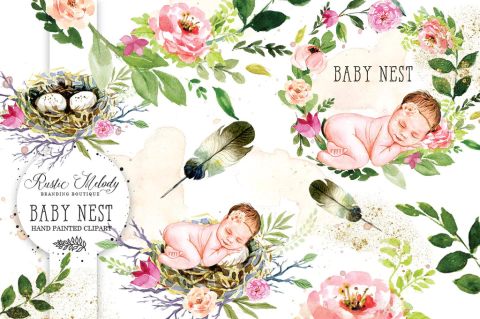 Hoja de Elementos Baby Nest