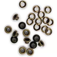 Ojalillos/Eyelets Standard y Arandelas Latón We R Memory Keepers - comprar online