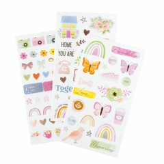 Pegatinas/Stickers Book Rose Gold Foil Rainbow Avenue Celes Gonzalo American Crafts 348 pz - comprar online