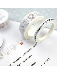 Washi Tape Fino No Olvidar Menos es Nada Alúa Cid - Scrapear