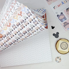 Bloc de 36 papeles Fantasía Alúa Cid - Scrapear