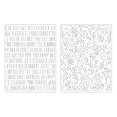 Carpeta Embossing Folder Revolution Jen Hadfield We R Memory Keepers 2pz - comprar online