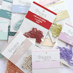 Set de 6 Cadenas de Bolitas Grises Rita Rita - comprar online