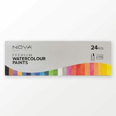 Caja de Acuarelas Premium Nova 24 Colores en internet