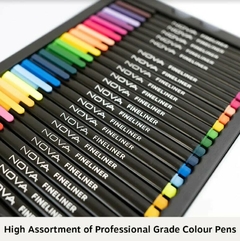 Set de Rotuladores Premium Coloured Finelliners Nova 48 pcs