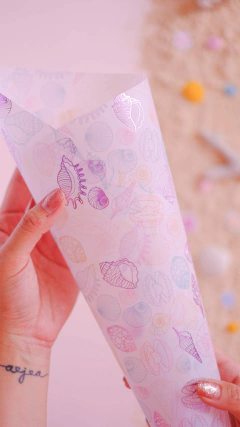 Vellum con Foil Ilusión Profunda Johanna Rivero