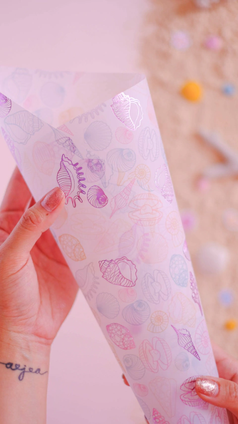 Vellum con Foil Ilusión Profunda Johanna Rivero