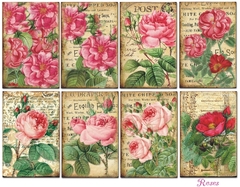 Mini Pad Papeles 7 x 10,8 cm Decorer Roses en internet