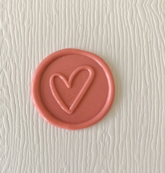 Sello de Lacre Sin Mango Dibujo Corazón Mintopía - comprar online
