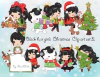 Hoja de Elementos Black Hair Christmas Girl Set 2