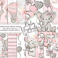 Colección Baby Elephant Baby Girl Collart - comprar online