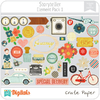 Hoja de Elementos Storyteller Pack 1 American Crafts