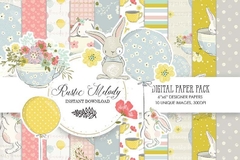 Colección Cute Bunny Rustic Melody