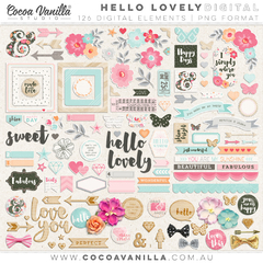 Colección "Hello Lovely" Cocoa Vanilla Studio - comprar online