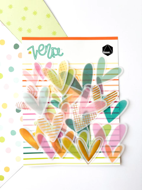 Troquelados/Die Cuts Vellum con Foil Venice Dunaon - comprar online