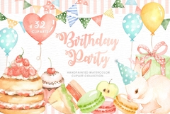 Hoja de Elementos Birthday Party