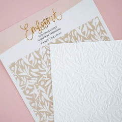 Carpeta de Embossing 6 x 8,25" Olivo Emboss It Lora Bailora - comprar online