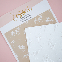 Carpeta de Embossing 6 x 8,25" Palm Beach Lora Bailora