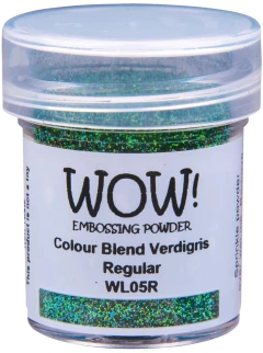 Polvos de embossing WOW Verdigris Regular - comprar online