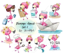 Hoja de Elementos Flamingo Set 2