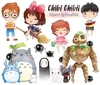 Hoja de Elementos Chibi Ghibli