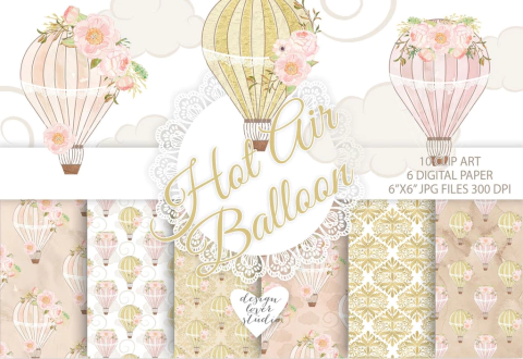Colección Hot Air Balloon Rose