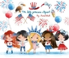Hoja de Elementos 4th Of July Princess