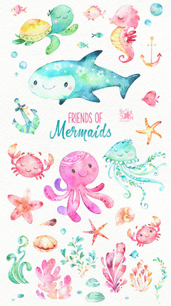 Hoja de Elementos Friends Of Mermaids