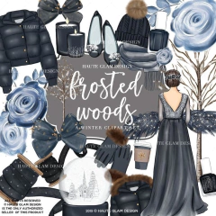 Hoja de Elementos Frosted Woods