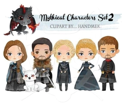 Hoja de Elementos Game Of Thrones Set 2