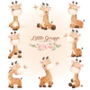 Hoja de Elementos Little Giraffe