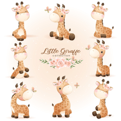 Hoja de Elementos Little Giraffe