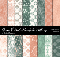 Colección Green & Nude Mandala