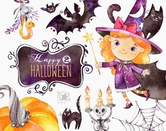 Hoja de Elementos Happy Halloween