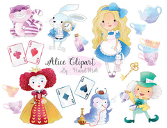 Hoja de Elementos Alice In Wonderland