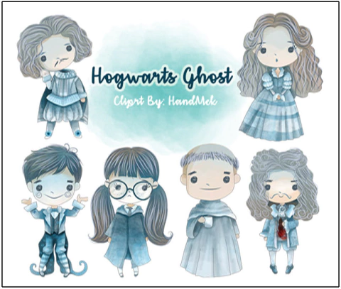 Hoja de Elementos Fantasmas de Hogwarts (Harry Potter)